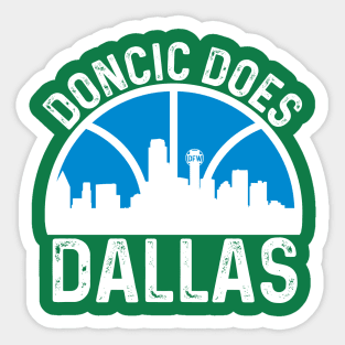 Doncic Does Dallas Sticker